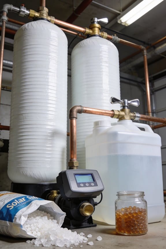 regenerates softener based usage