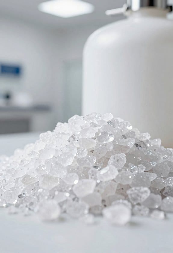 rinse restores sodium charged resin
