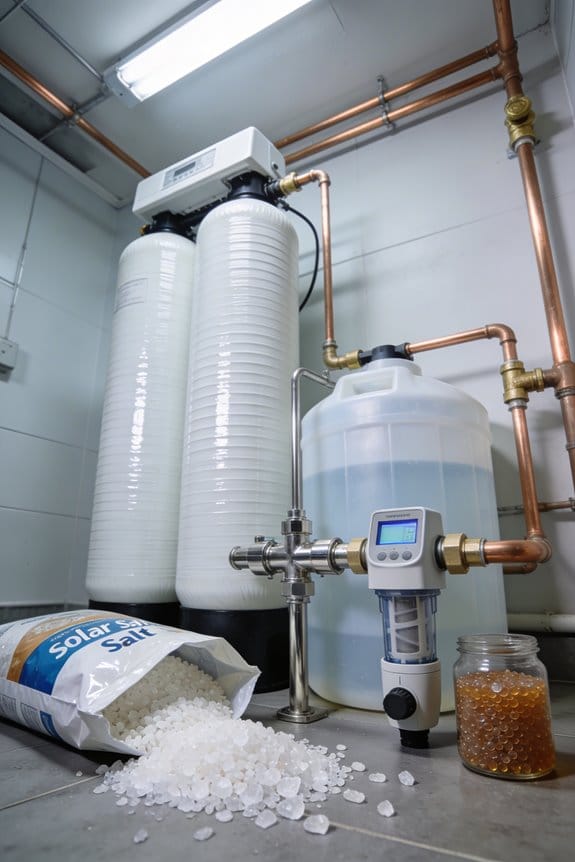 types of water softener salts